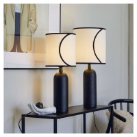 PR Home stolová lampa Carter Celyn Ava offwhite/black Ø 20 cm