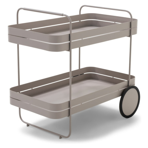 Kovový servírovací stolík na kolieskach 74x42 cm Gin & Trolley – Spinder Design