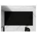 MEXEN/S - Stone+ obdĺžniková sprchová vanička 160 x 90, čierna, mriežka čierna 44709016-B