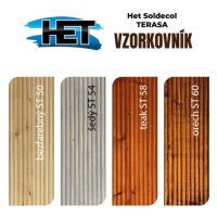 HET Ochranný olej Soldecol TERASA ST 58 - Teak 0,75 l