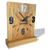 Stolové hodiny Square Oak Flexistyle zs1, 16cm