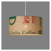 Závesná lampa N°25 Perlbohne, jutové kávové vrece