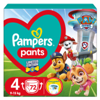 PAMPERS Active Baby Pants Paw Patrol Plienky nohavičkové vel. 4, 72 ks