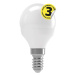 Emos LED žiarovka MINI GLOBE, 4W/30W E14, WW teplá biela, 330 lm, Classic, F