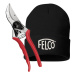 Nožnice FELCO 2 + zimná čiapka (darčekový set)
