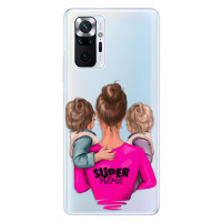 Odolné silikónové puzdro iSaprio - Super Mama - Two Boys - Xiaomi Redmi Note 10 Pro