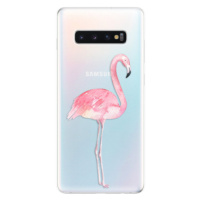 Odolné silikónové puzdro iSaprio - Flamingo 01 - Samsung Galaxy S10+