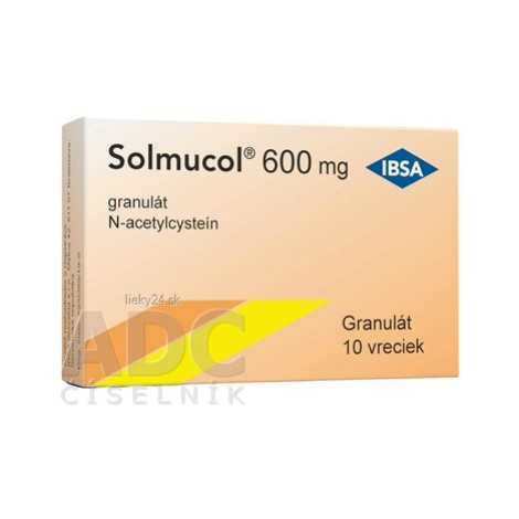 Solmucol 600 mg 10 vrecúšok