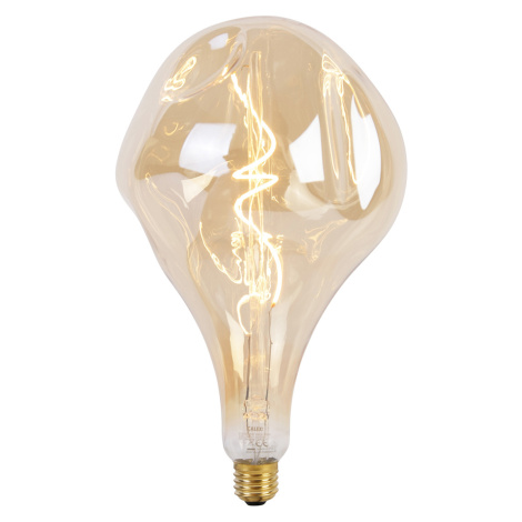 E27 stmievateľná LED lampa PS160 zlatá 6W 340 lm 1800K Calex