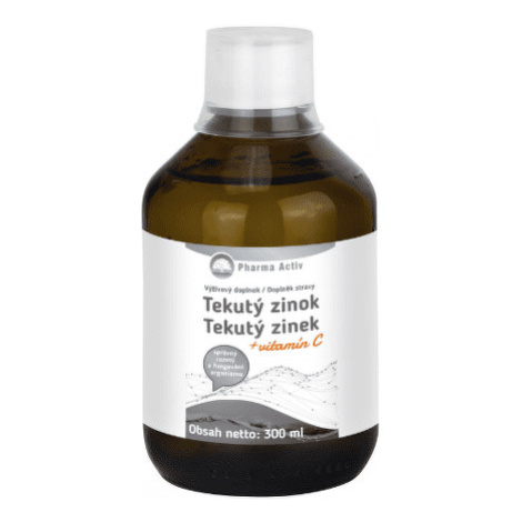 PHARMA Activ tekutý zinok Zn + vitamín C 300 ml