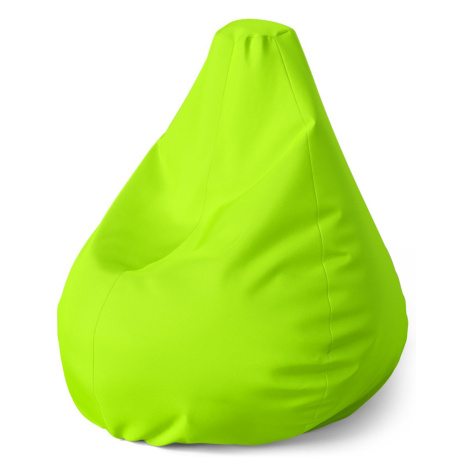 Sedací vak Pear Limetková - 140 x 100 x 25 cm