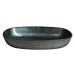 SAPHO - KVAORE sklenené umývadlo na dosku 54x39,5 cm, čierna TY220