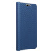 Diárové puzdro na Samsung Galaxy S21 5G Forcell Luna Carbon modré