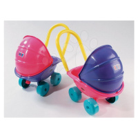Dohány detský hlboký kočík pre bábiku 5013 fialovo-ružový