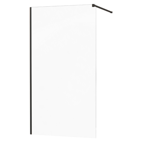 MEXEN/S - KIOTO Sprchová zástena WALK-IN 60x200 cm 8 mm, čierna, transparent 800-060-101-70-00