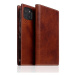 SLG Design puzdro D7 Italian Wax Leather pre iPhone 14 - Brown