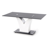Sconto Jedálenský stôl VISPIR čierna/biela