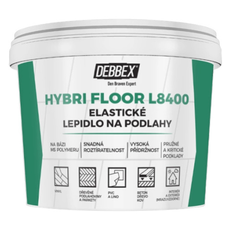 HYBRI FLOOR L8400 - Elastické lepidlo na podlahy 5 kg svetlo hnedá