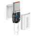 Kábel Baseus Superior Fast Charging CATYS-C02, USB-C na USB-C 100W, 2m, biely