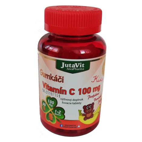JUTAVIT Gumkáči vitamín C 100 mg - kids 60 gum