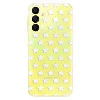 Odolné silikónové puzdro iSaprio - Stars Pattern - white - Samsung Galaxy A15 / A15 5G