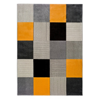 Oranžovo-sivý koberec Universal Gladys Lento, 160 × 230 cm
