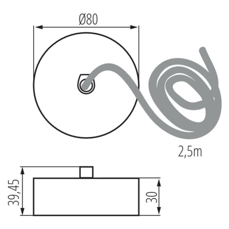 ALIN CORD 1F-B Napájací kábel