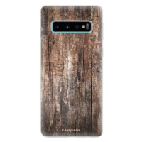 Odolné silikónové puzdro iSaprio - Wood 11 - Samsung Galaxy S10