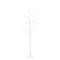 TEMPO-KONDELA WHITE BIRCH, LED vianočný stromček, breza, 150 cm