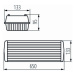 Svietidlo G13 2x18W, IP65, sivá, KTS-T, 655x95, DICHT N-218/PS (Kanlux)