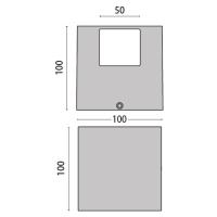 Nástenné LED svietidlo 303354 v sivej 1WB 3 000 K