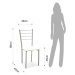 Biele jedálenské stoličky v súprave 2 ks Just - Tomasucci