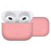 FIXED Silky ultratenké silikónové púzdro Apple Airpods 3 ružové