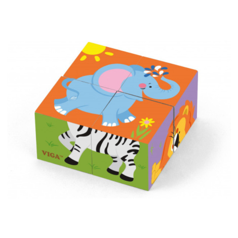 Puzzle kocky Viga 50836 zoo