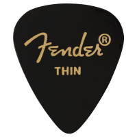 Fender 351 Shape Picks, Thin, Black