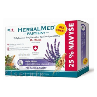 HERBALMED Pastilky bez cukru - Dr.Weiss pri prechladnutí 30 ks