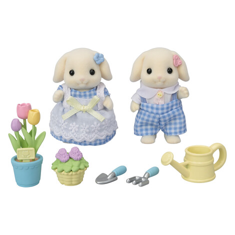 Sylvanian Families Kvetinový set a súrodenci Flora králikov