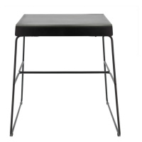 Čierny kovový jedálenský stôl 58x75 cm A-Café – Zone