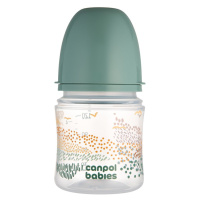 CANPOL BABIES Fľaša dojčenská antikoliková Easystart Mountains 120 ml - zelená