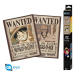 Set 2 plagátov One Piece - Wanted Luffy & Ace (52x38 cm)