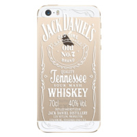 Plastové puzdro iSaprio - Transparent White Jack - iPhone 5/5S/SE