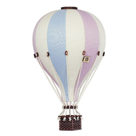Dadaboom.sk Dekoračný teplovzdušný balón - ružová/modrá - L-50cm x 30cm