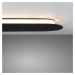 Nástenné svietidlo Paulmann LED Tulga, 45 x 20 cm, antracitová farba, plsť