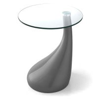 Okrúhly odkladací stolík so sklenenou doskou ø 45 cm Pop - Tomasucci