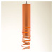 Závesná lampa Artemide Decomposé, oranžová