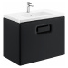 Kúpeľňová skrinka pod umývadlo Kolo Twins 80x57x46 cm čierna mat 89549000