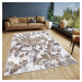 Kusový koberec Shine 105922 Floral White Grey Brown - 120x170 cm Hanse Home Collection koberce