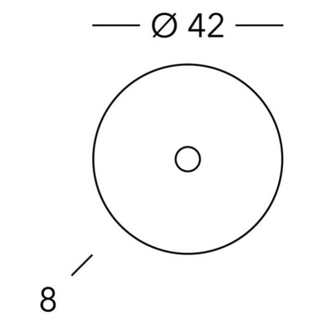 KOLARZ Centro nástenné svetlo, Ø 42 cm dekór nikel