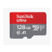 SanDisk MicroSDXC karta 128 GB Ultra (140 MB/s, A1 Class 10 UHS-I) + adaptér