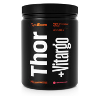 Predtréningový stimulant Thor Fuel + Vitargo 600 g - GymBeam, príchuť jahoda kiwi
